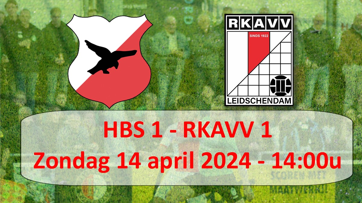 Zondag: Voorbeschouwing HBS 1 - RKAVV 1