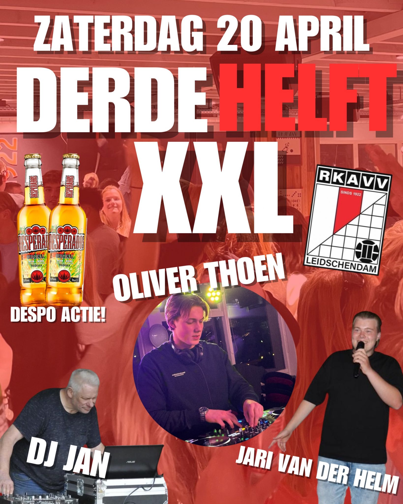 Zaterdag is het zo ver! Mooiste derde Helft XXL ooit!